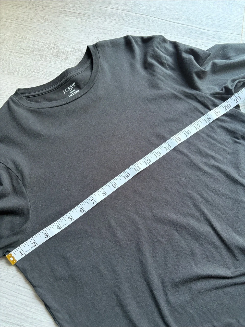J. Crew Black Men’s Long-Sleeve Crew Neck Shirt, Size M.